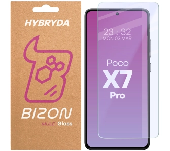 Szkło hybrydowe Bizon Elastyczne Mule do Xiaomi Poco X7 Pro