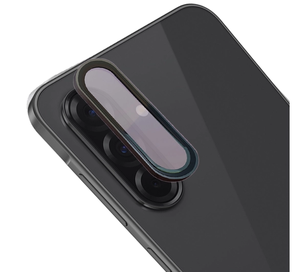 Bizon na aparat z aplikatorem Snap Lens do Galaxy A36 5G czarna ramka