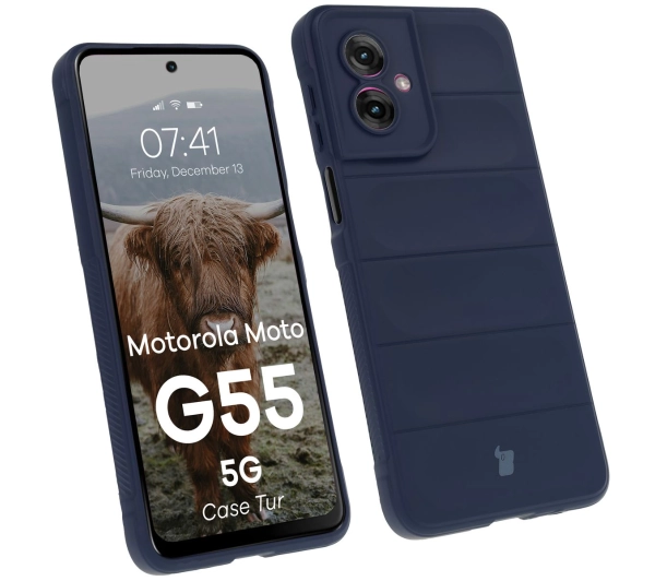 Bizon Tur do Motorola Moto G55 5G Granatowy