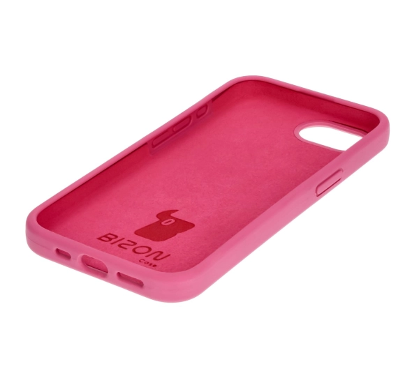 Bizon Silikonowe Soft do iPhone 16e fuksja