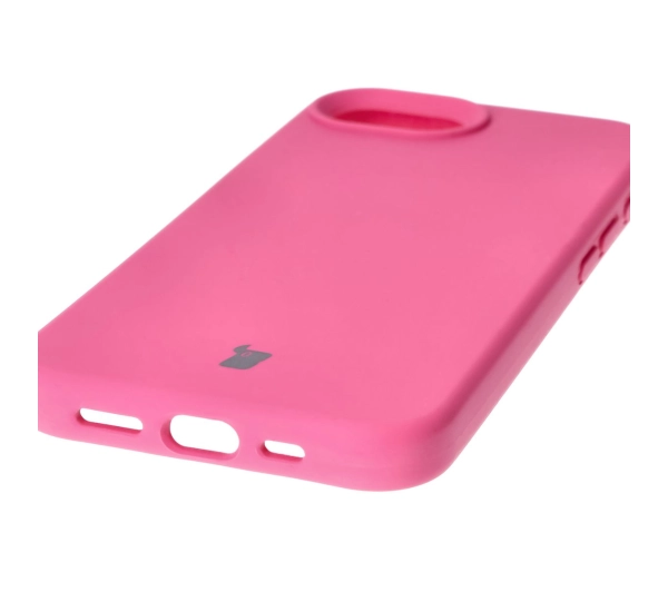 Bizon Silikonowe Soft do iPhone 16e fuksja