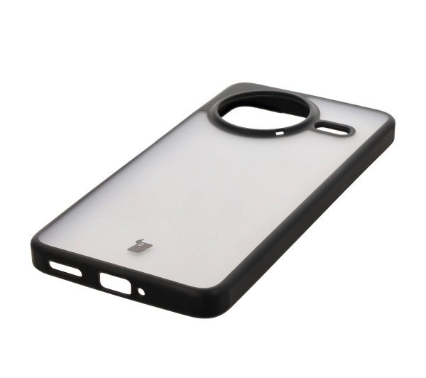 Bizon Angelo do Xiaomi Poco F7 Pro przydymione z Czarną ramką