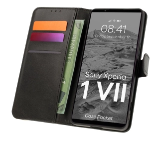 Bizon z klapką Pocket do Sony Xperia 1 VII Czarny