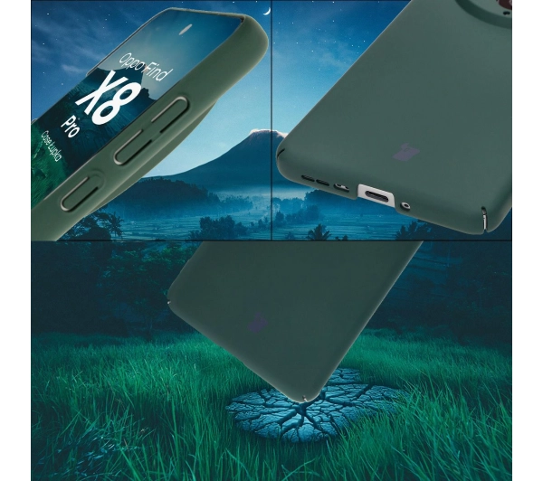Bizon Łupka do Oppo Find X8 Pro Zielony