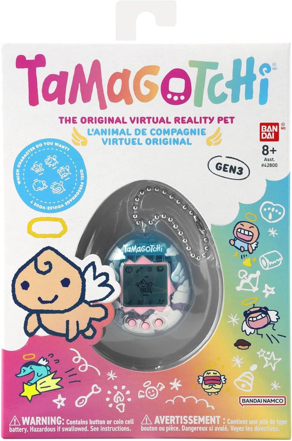 タマゴッチ Dreamy Angel GEN3 バンダイ Bandai Tamagotchi Gen3 Dreamy Angel 42994 - Dobra cena