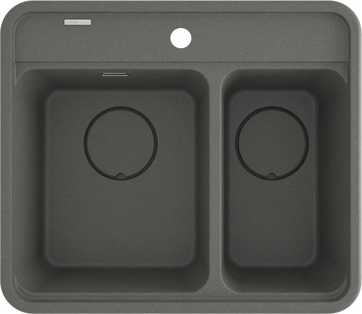 Zlewozmywak Deante Momi ZKM_T503 Granitowy Antracyt