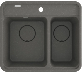 Zlewozmywak Deante Momi ZKM_T503 Granitowy Antracyt