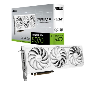 Karta graficzna ASUS Prime GeForce RTX 5070 White OC Edition 12GB GDDR7 192bit DLSS 4