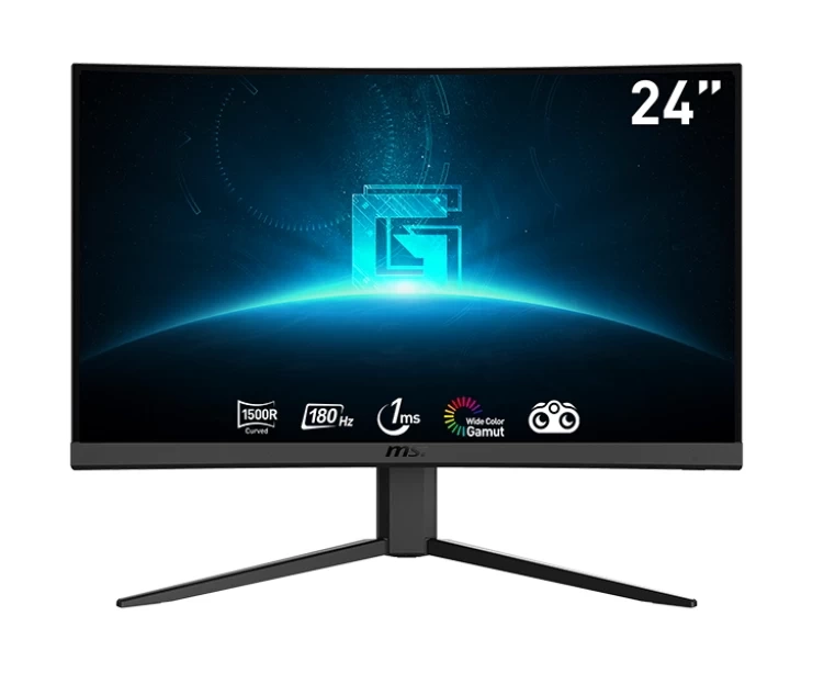 Monitor MSI G24C4 E2 24" Full HD VA 180Hz 1ms MPRT Zakrzywiony Gamingowy