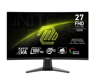 MSI MAG 27C6F 27" Full HD Rapid VA 180Hz 0,5ms Zakrzywiony Gamingowy - Kup na Raty - RRSO 0%