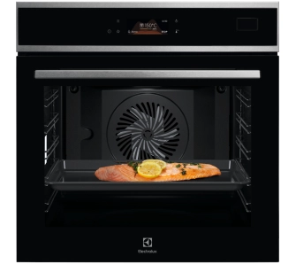 Piekarnik elektryczny parowy Electrolux EOB8S38X Termoobieg Czarny