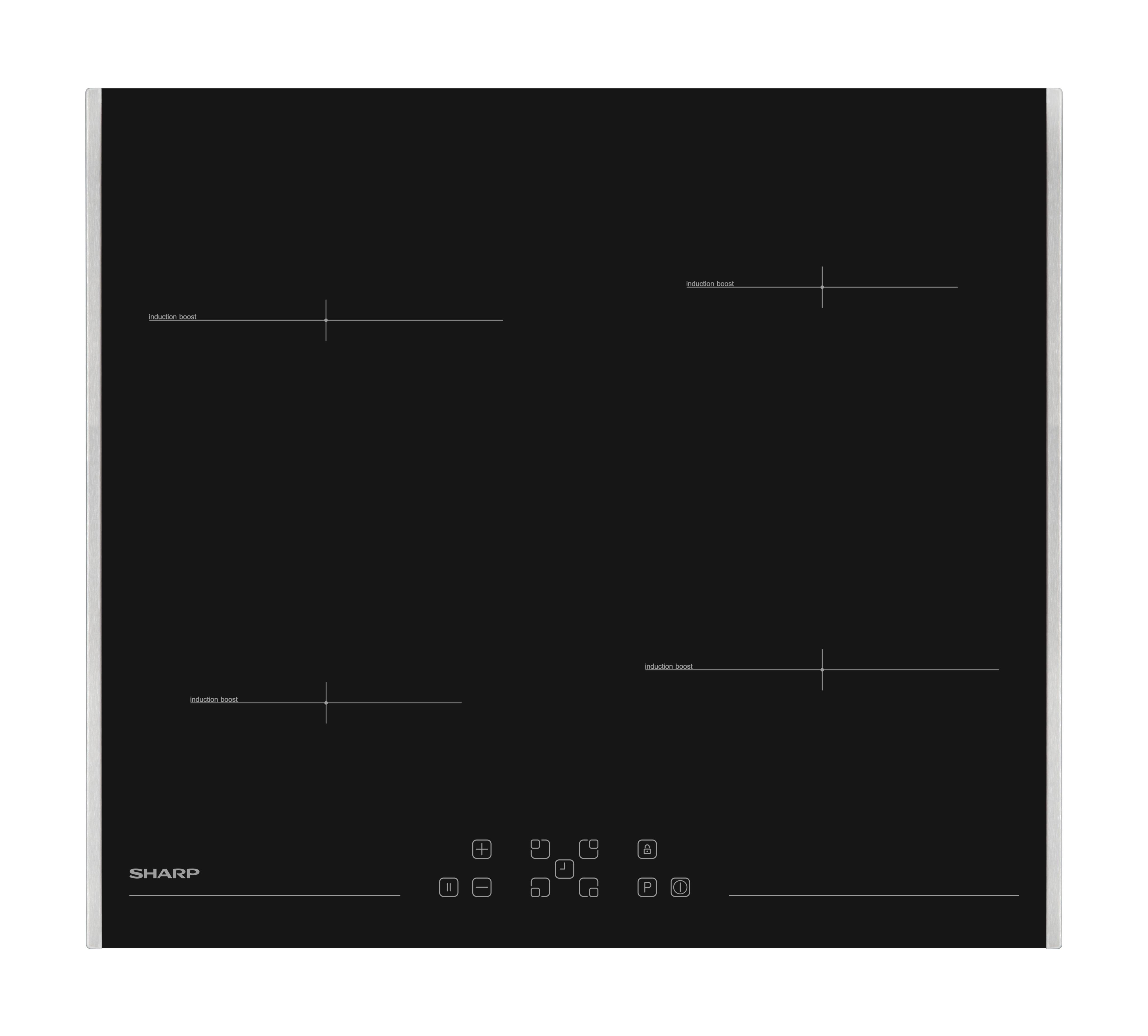 Płyta indukcyjna Sharp KH-6I37FT0K-EU 59cm