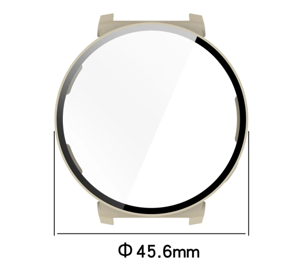 Bizon ze szkłem do Huawei Watch GT5 Pro 42 mm beżowy