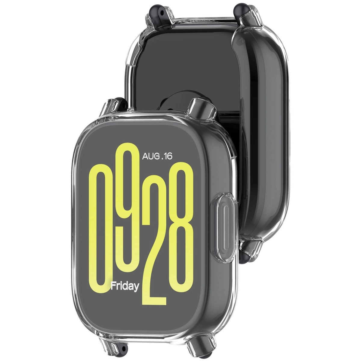 Nakładka na tarczę Bizon Felipe do Xiaomi Redmi Watch 5 Active przezroczysty