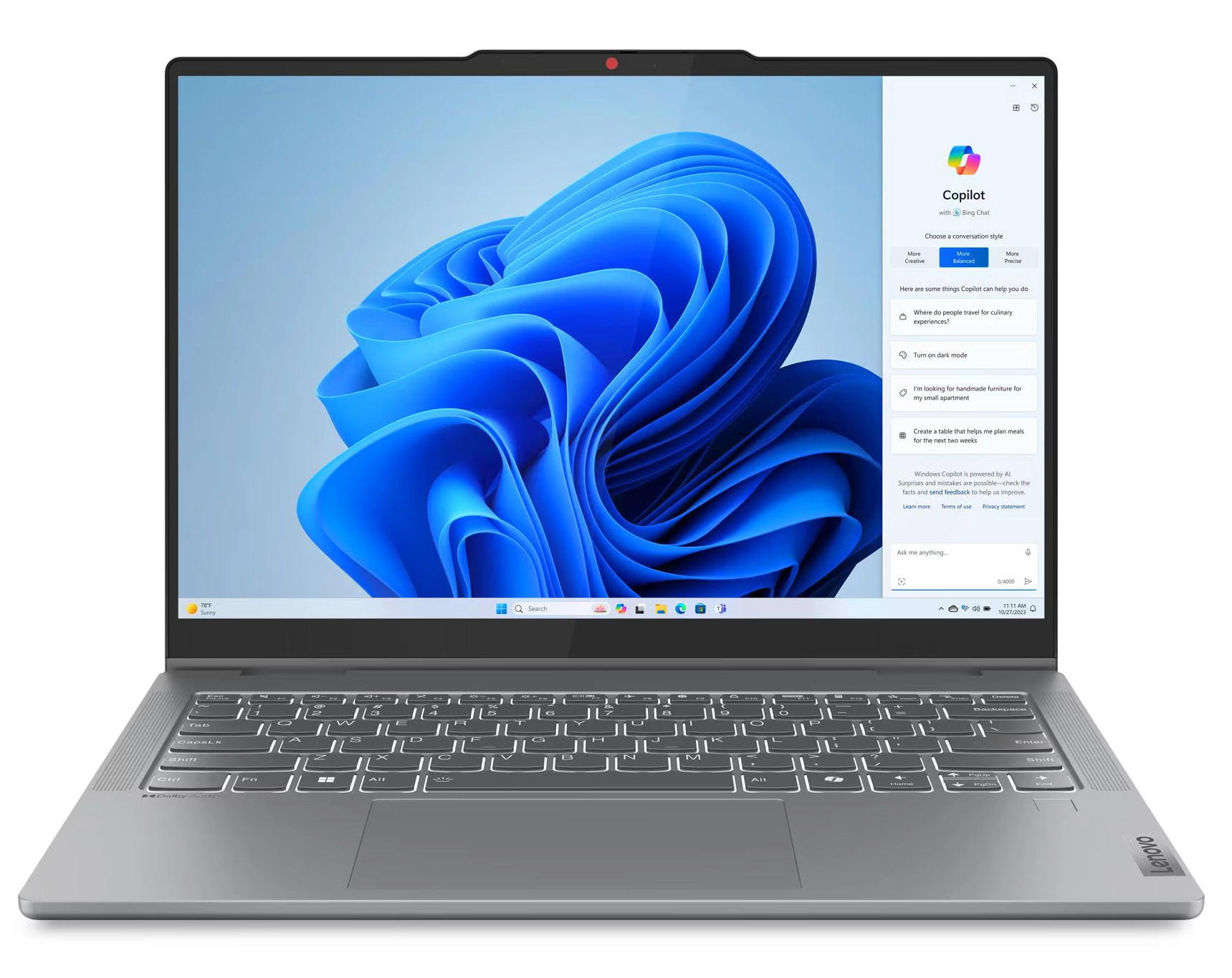 Laptop Lenovo IdeaPad 5 2-in-1 14IRH9 OLED 14" i5-13420H 16GB RAM 512GB Dysk SSD Win11 Szary