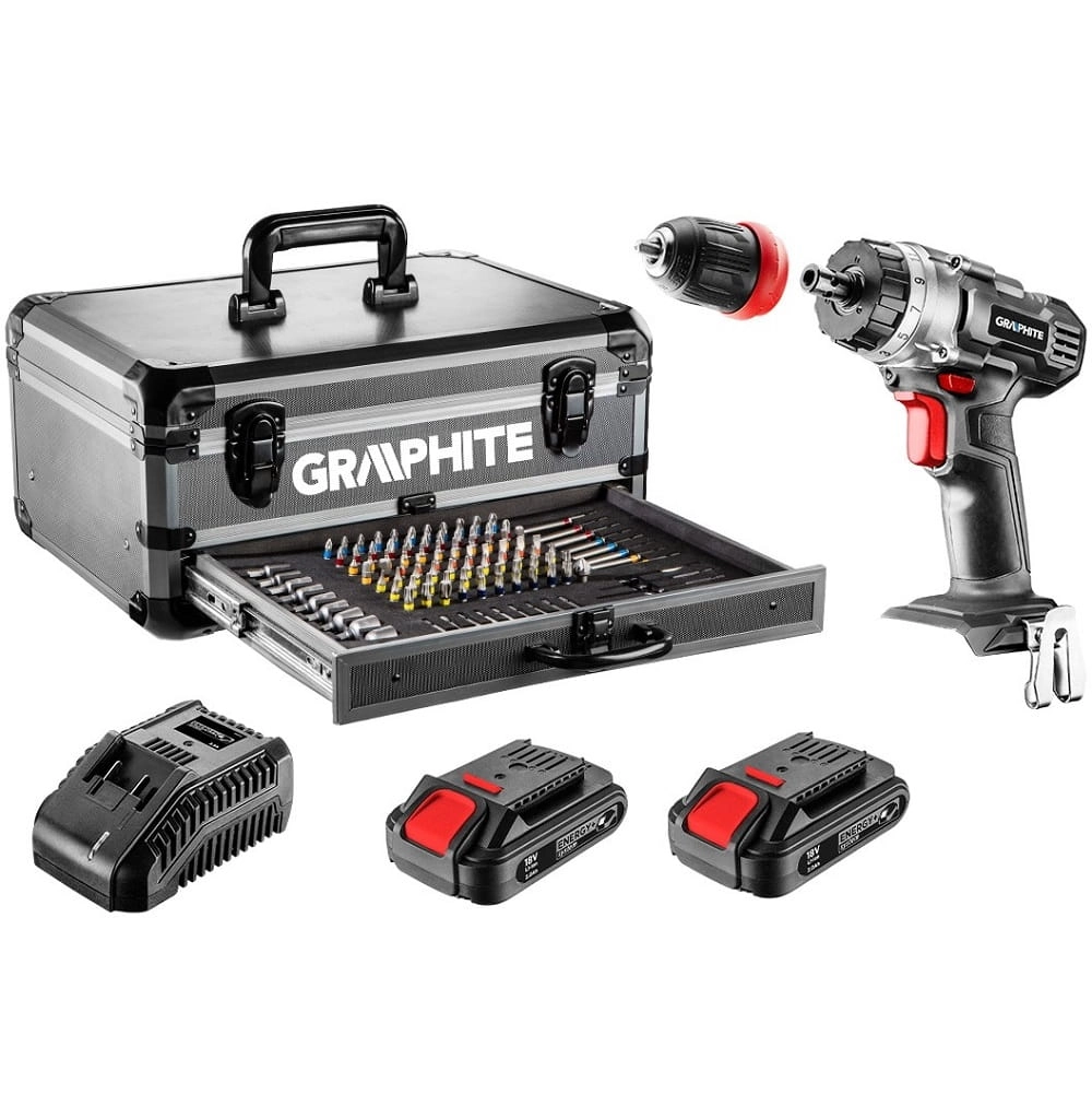 Wiertarko-wkrętarka Graphite Energy+ 58G022-PS15