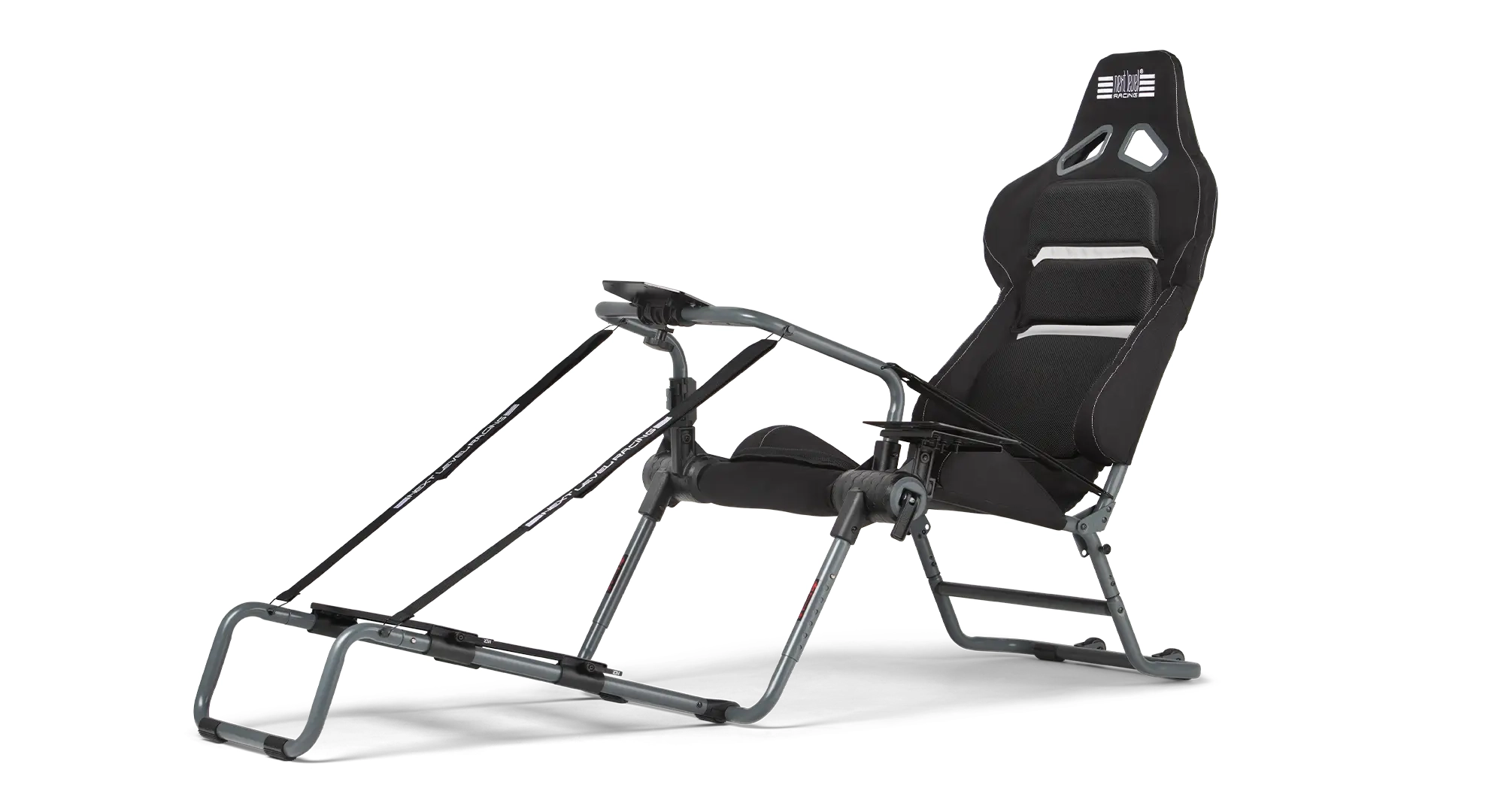 Fotel Next Level Racing NLR-S031GR GTLite Pro Carbon Grey Edition Wyścigowy do 150kg Czarno-szary