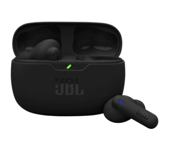 Słuchawki bezprzewodowe JBL Vibe Beam 2 Dokanałowe Bluetooth 5.3 Czarny
