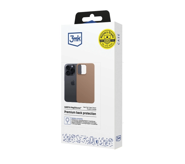 3mk Hardy MagSilicone Gold do iPhone 14 Pro Max