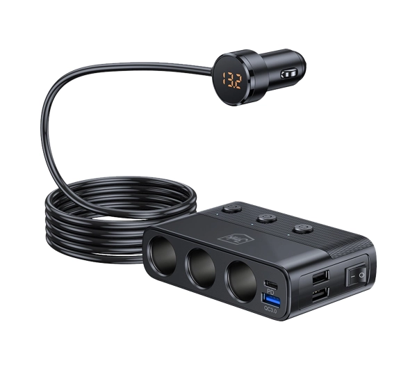 3mk Car Power Splitter PD 120W