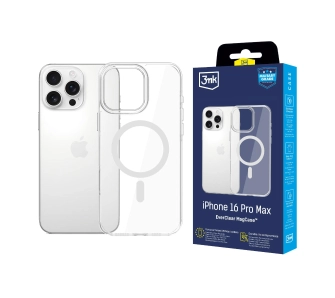 Etui 3mk EverClear MagCase do iPhone 16 Pro Max Przezroczysty