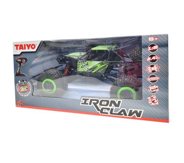 TAIYO Iron Claw 4WD Green (080010D) 7km/h Zasięg 15m Czas 30minut - Kup na Raty - RRSO 0%