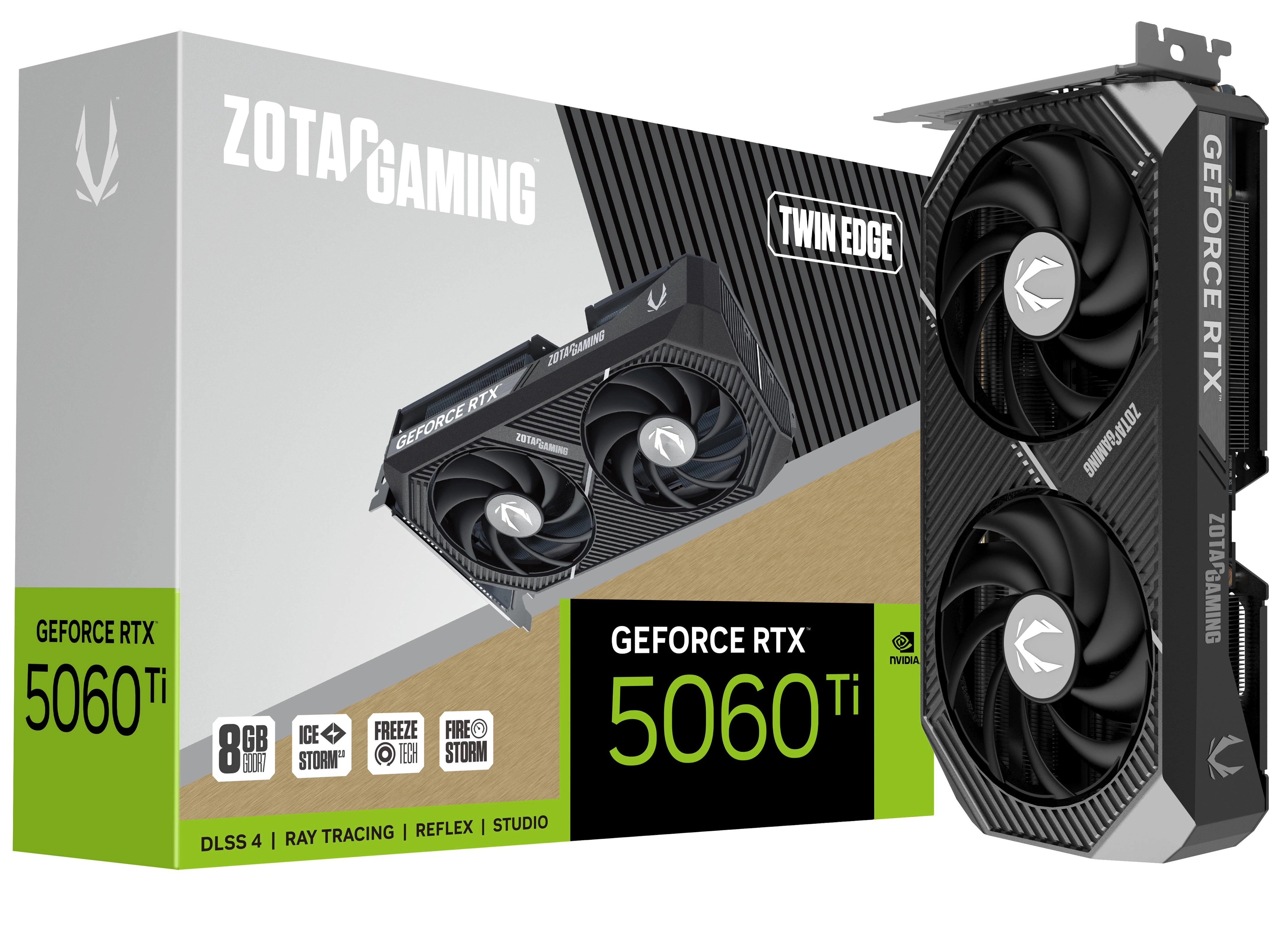 Karta graficzna Zotac GeForce RTX 5060 Ti Twin Edge 8GB GDDR7 128bit DLSS 4