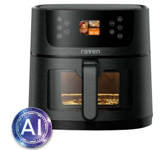 Air fryer Raven Frytownica niskotłuszczowa EFN010 AI z rozpoznawaniem potraw 25 programów automatycznych 1800W
