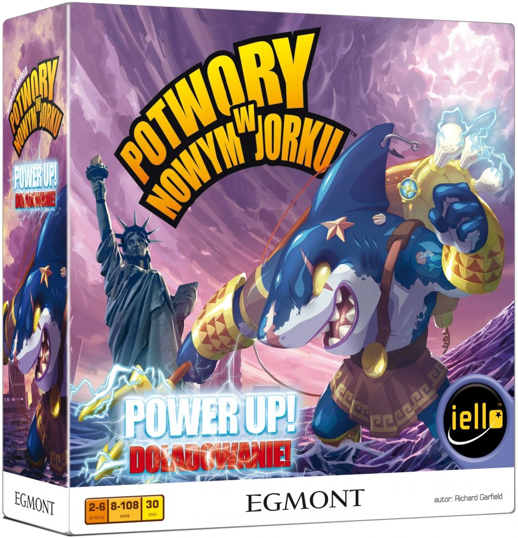 Gra planszowa Potwory w Nowym Jorku Power Up! Doładowanie
