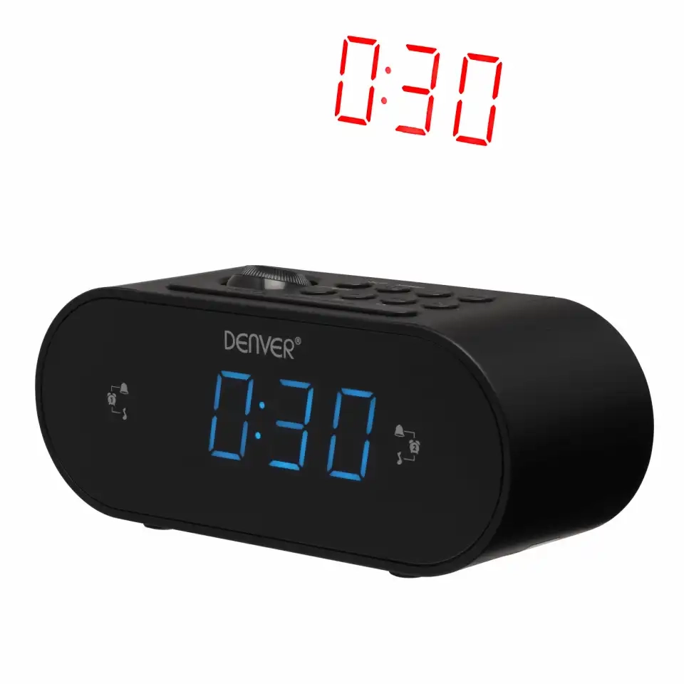 Radiobudzik Denver CRP-717B Czarny