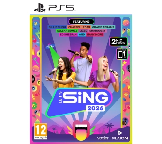 Let's Sing 2026 + 2 mikrofony Gra na PS5