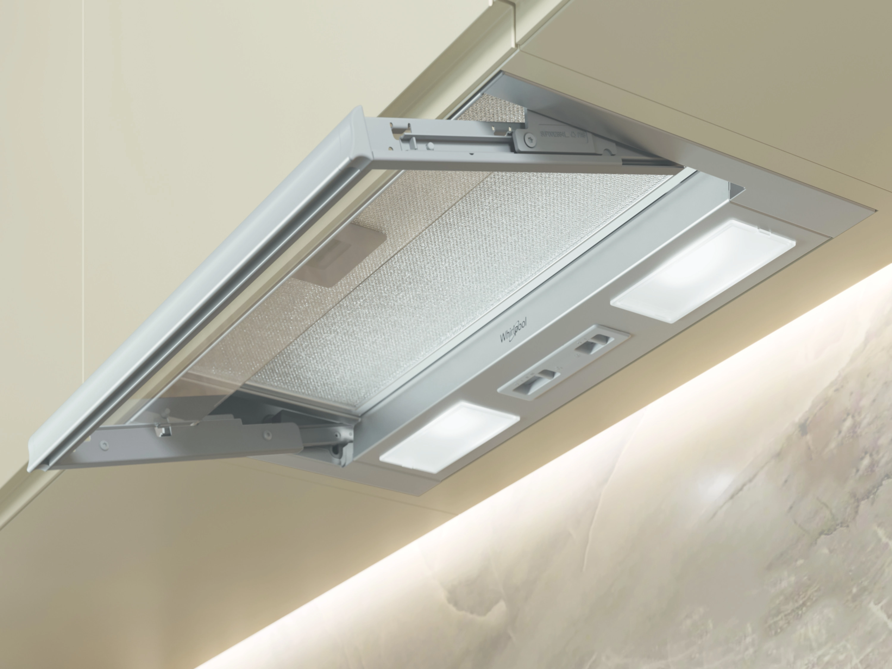 Okap Whirlpool WSK64FLSX Inox