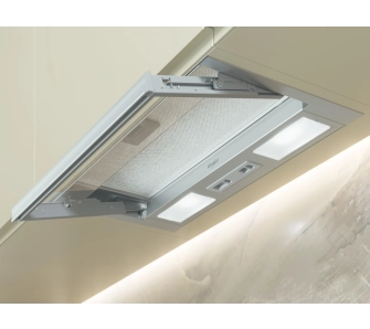 Okap Whirlpool WSK64FLSX Inox