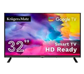 Telewizor Kruger & Matz 32H730QB 32" HD Google TV, DVB-T2/S2/T/C