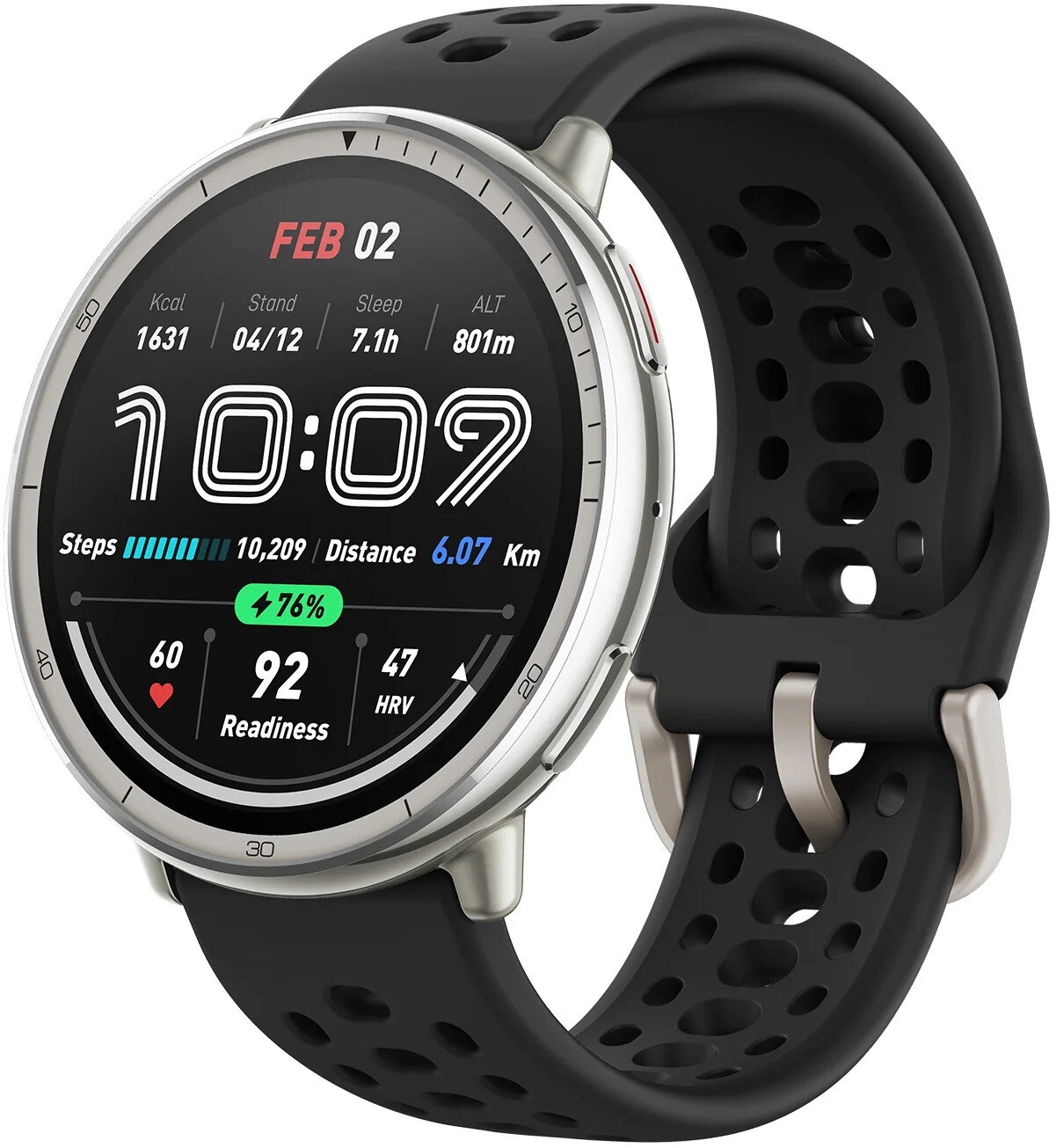 Smartwatch Amazfit Active 2 Funkcje AI Czarny