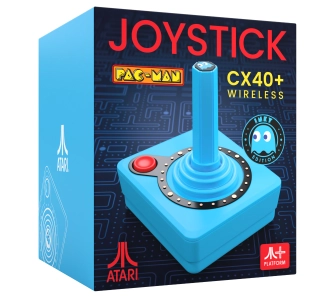 Joystick Atari CX40+ Pac-Man Edition do Atari 2600+ / 7800+ Bezprzewodowy Niebieski