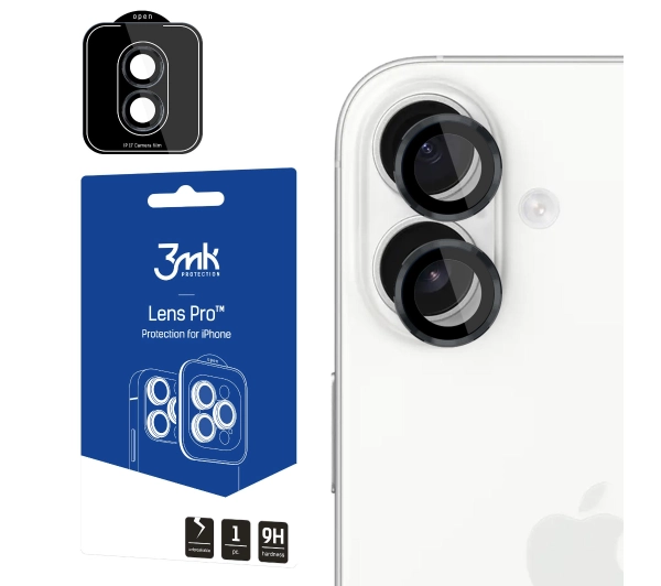 3mk Lens Protection Pro Black pro Apple iPhone 17