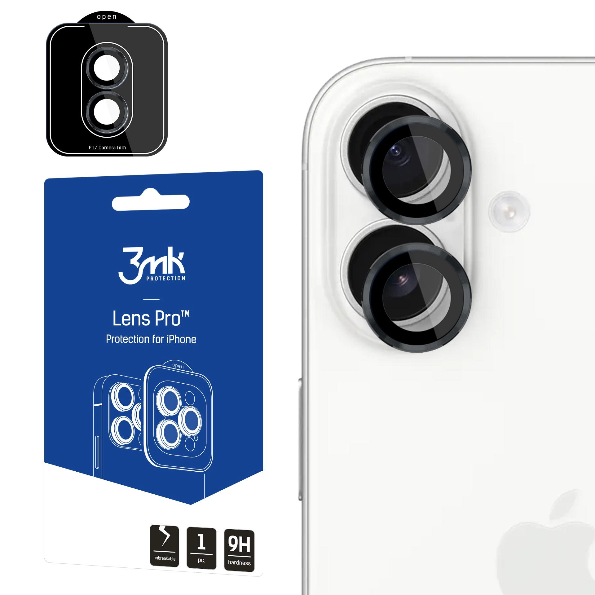 Szkło hartowane 3mk Lens Protection Pro do Apple iPhone 17