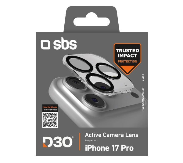 SBS D3O Active Camera Lens do iPhone 17 Pro - ⚡ EURO HIT CENOWY! ⚡