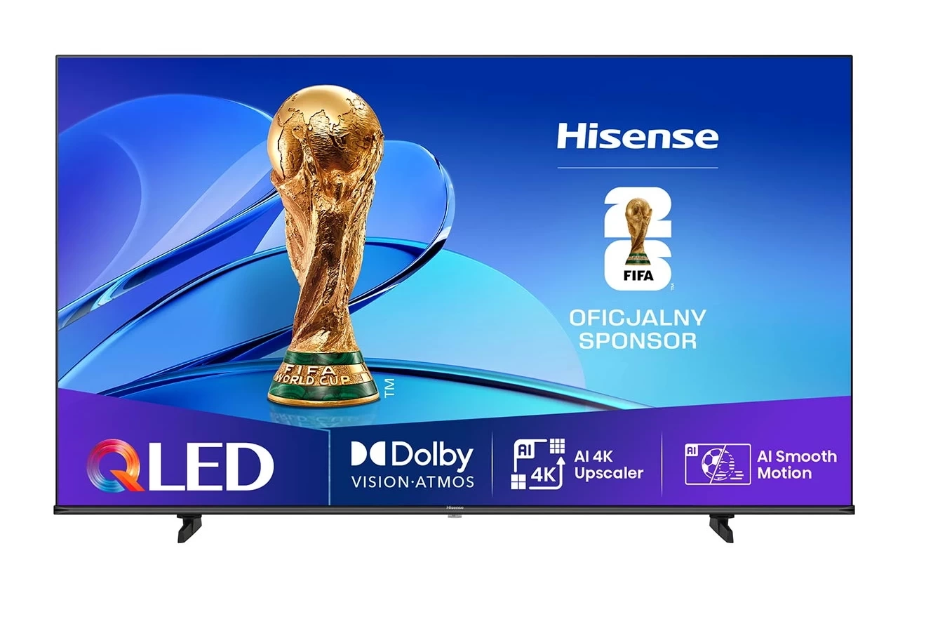 Telewizor Hisense 43E7Q 43" QLED 4K Smart TV Funkcje AI Dolby Vision Dolby Atmos HDMI 2.1 DVB-T2