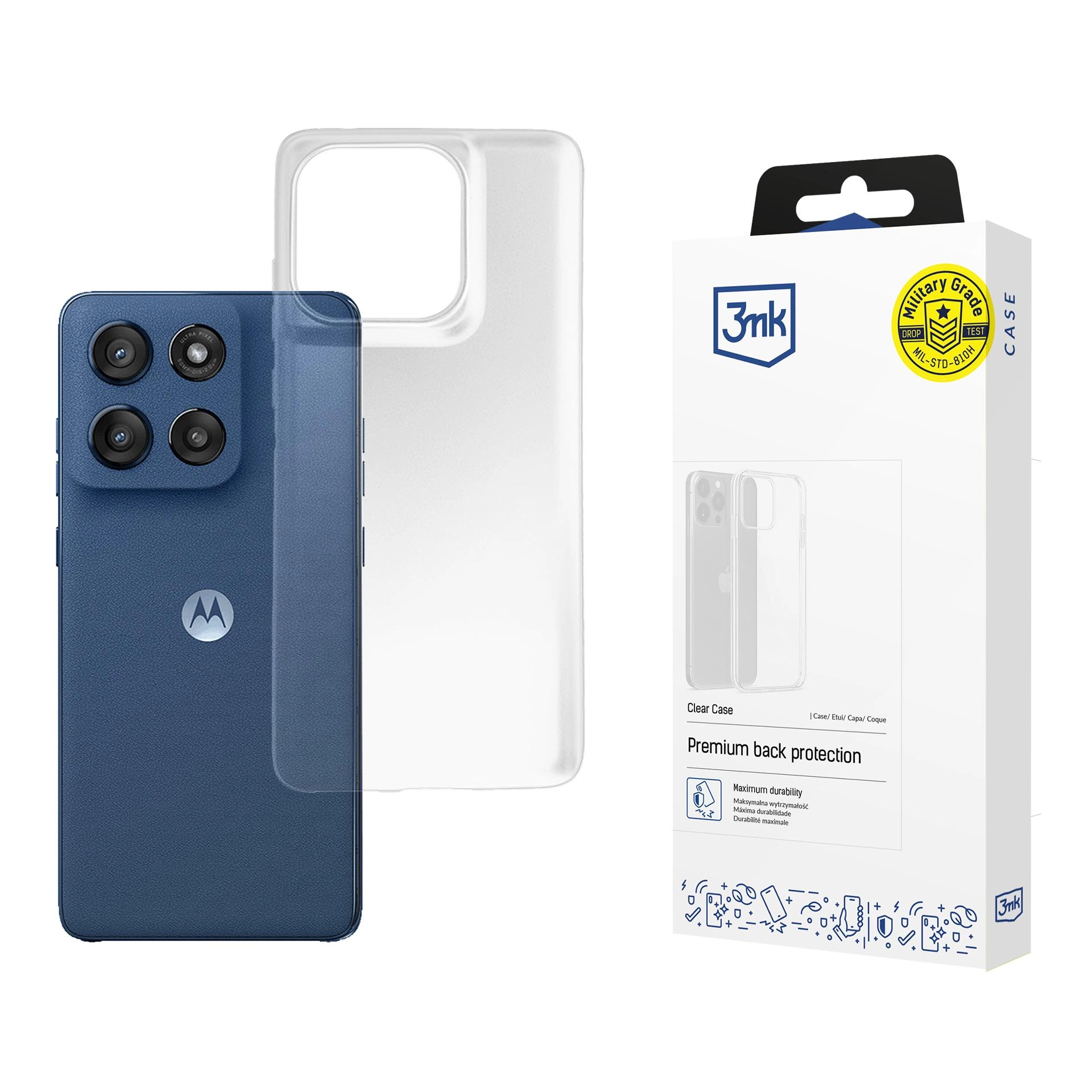 Etui 3mk Clear Case do Motorola Moto Edge 60 / 60 Fusion