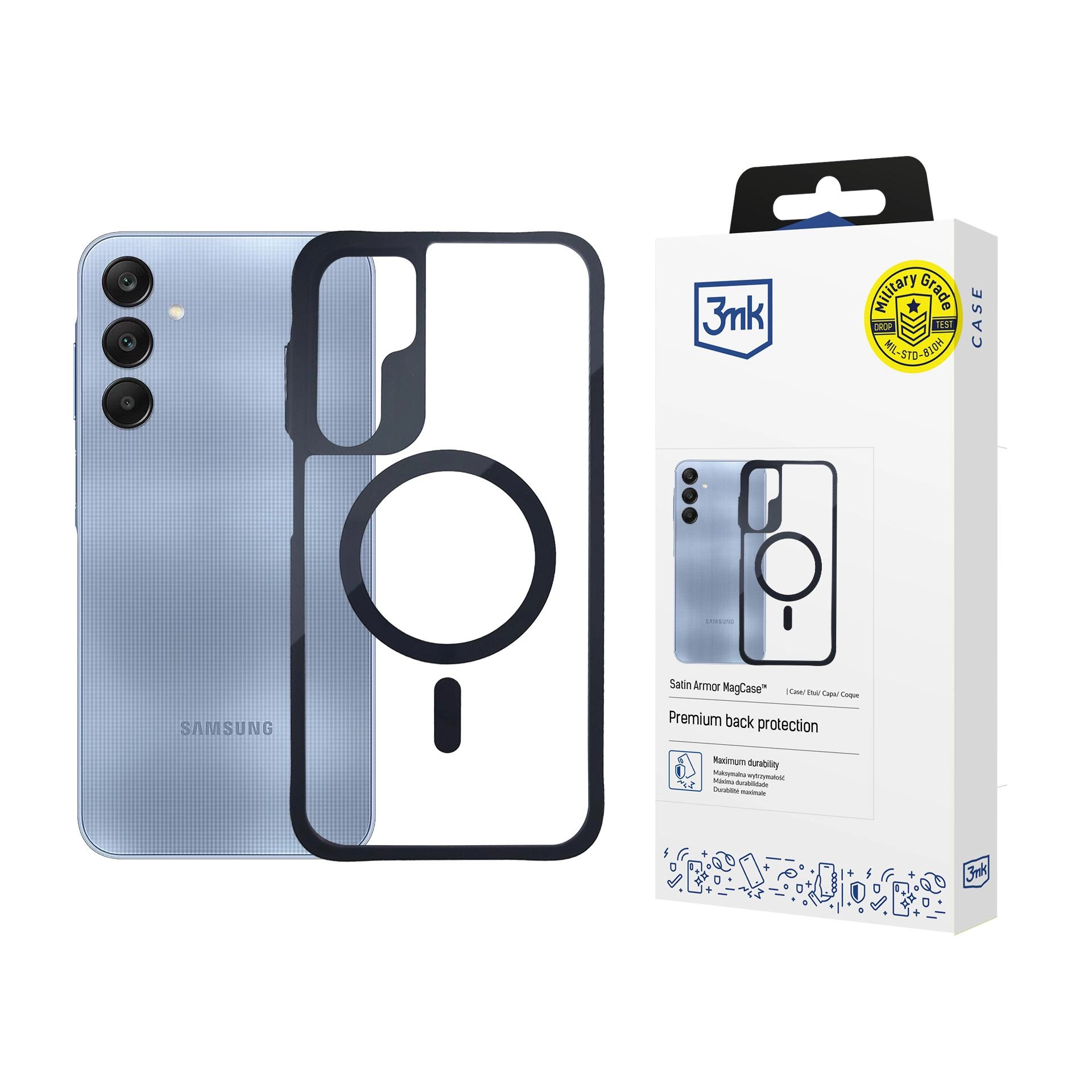 Etui 3mk Satin Armor MagCase do Samsung Galaxy A25 5G