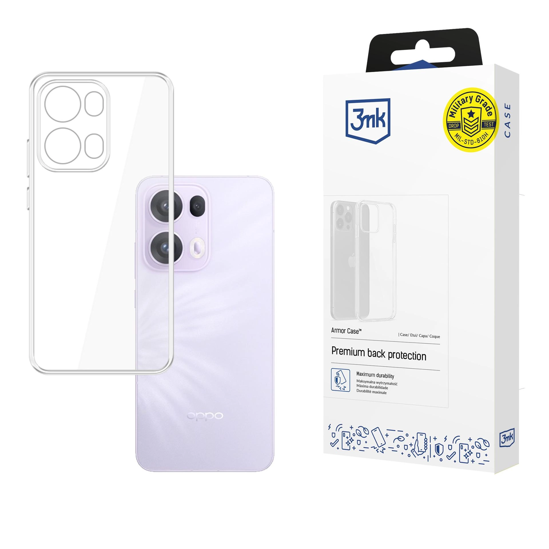 Etui 3mk Clear Case do Oppo Reno 13 Pro