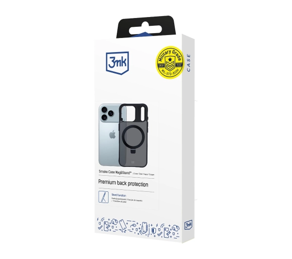 3mk Smoke Case Mag&Stand do iPhone 17 Pro Max