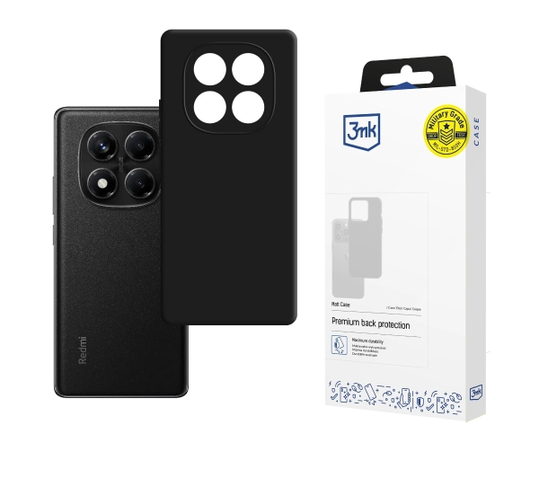 Etui 3MK Matt Case do Xiaomi Redmi Note 14 Pro 4G Czarny