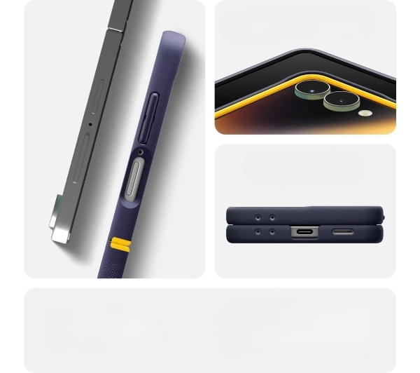 Spigen Nano Pop MagSafe do Galaxy Z Flip7 Granatowy