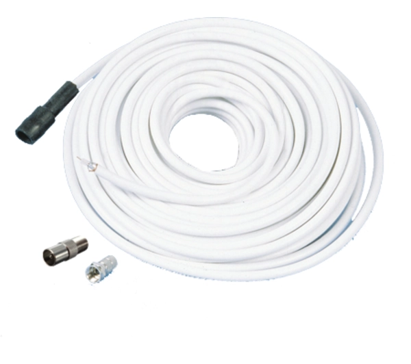 TechniSat 0010/7831 CoaxCable CE uHD 10m Biały