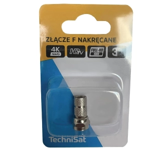 Wtyk antenowy TechniSat 0000/3365 Złącze F Nakręcane