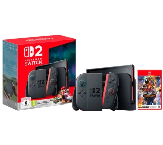 Nintendo Switch 2 Joy-Con Czarny + Mario Kart World + Street Fighter 6 Years 1-2 Fighters Edition - Kup na Raty - RRSO 0%