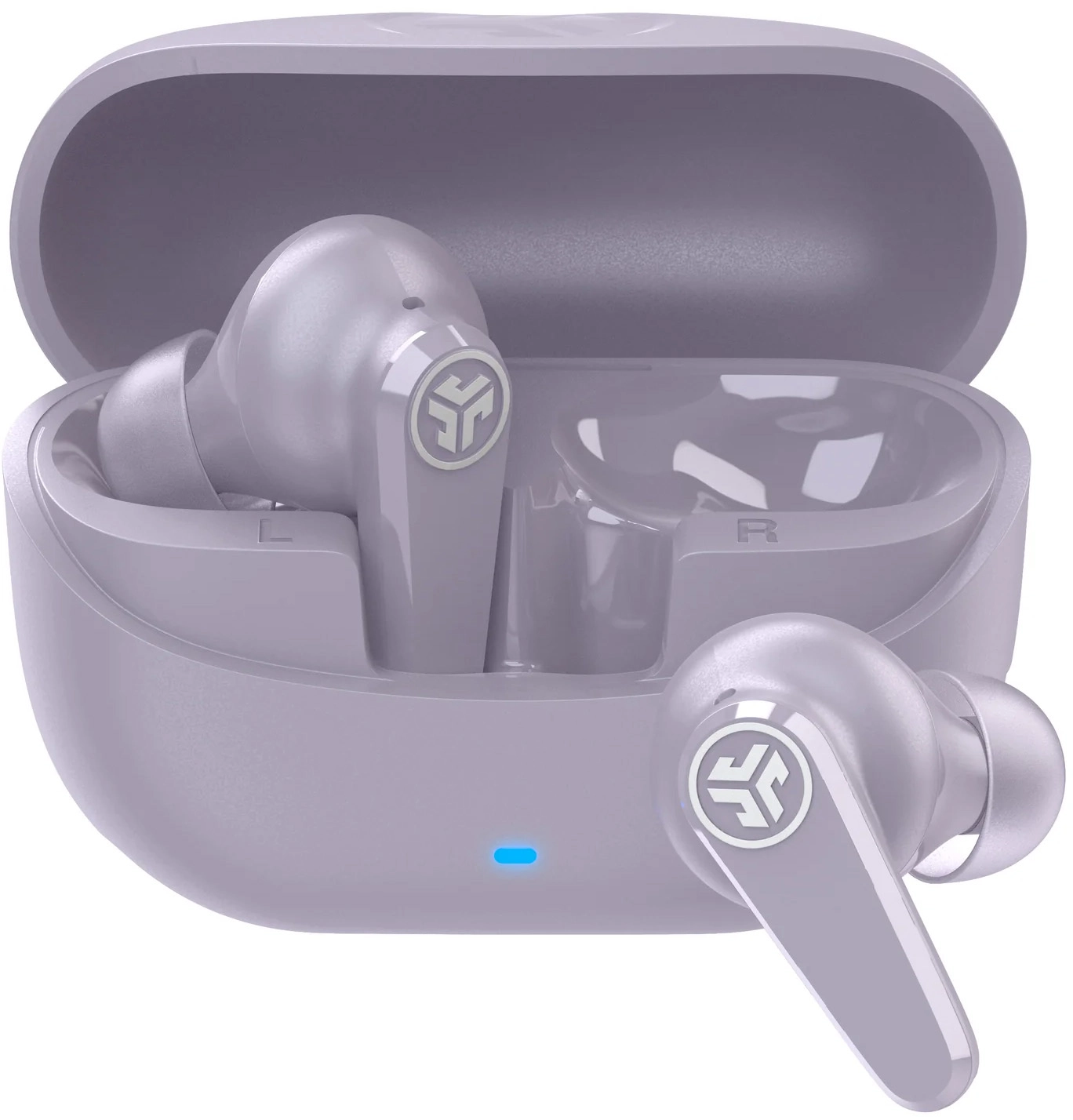 Słuchawki bezprzewodowe JLab GO Pods ANC Dokanałowe Bluetooth 5.4 Liliowy